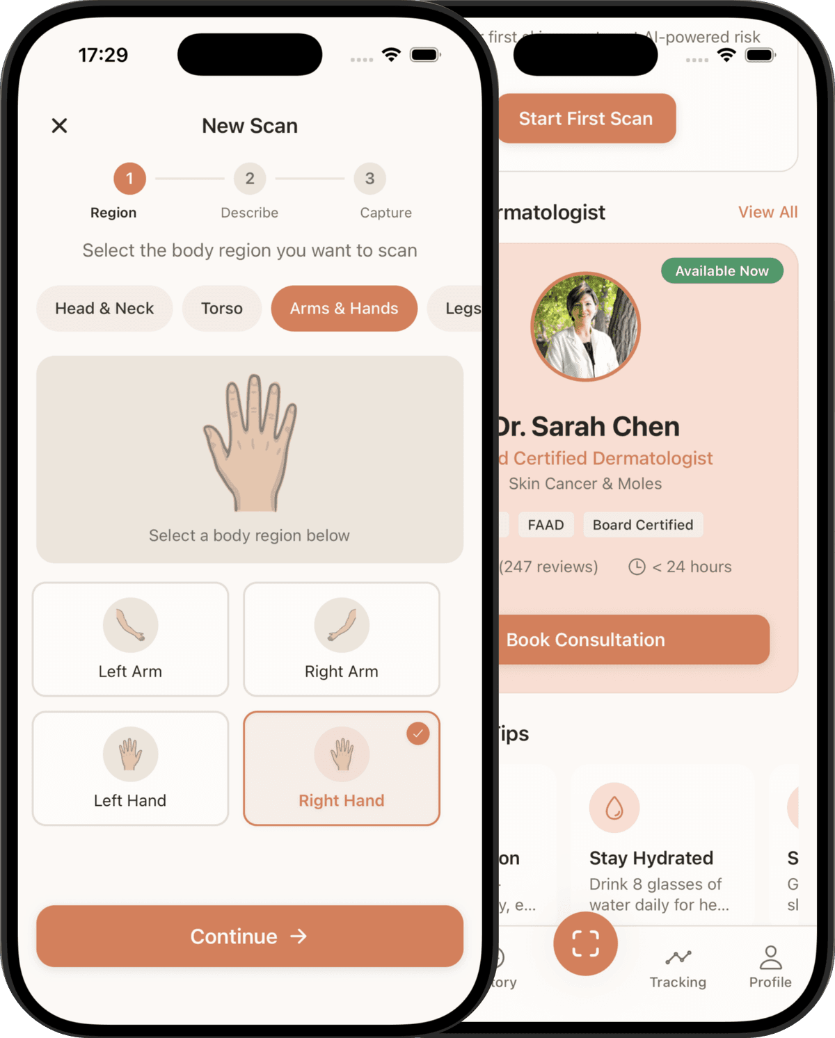 Hebra App Interface